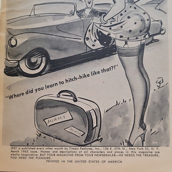 Vintage Jest pinup girl magazine - Picture 6 of 6